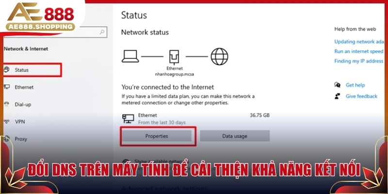 Đổi DNS trên máy tính để cải thiện khả năng kết nối