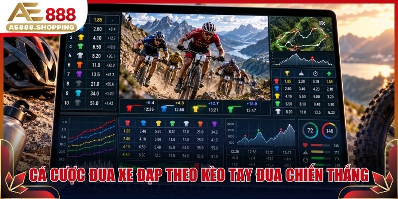 Cá cược đua xe đạp theo kèo tay đua chiến thắng