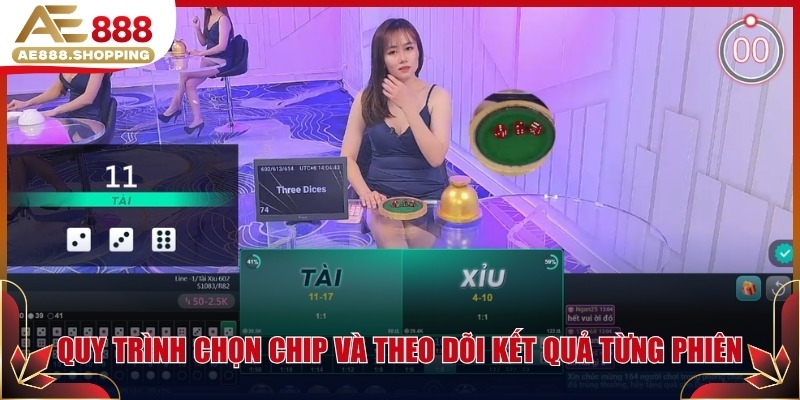 Quy trình chọn chip và theo dõi kết quả từng phiên
