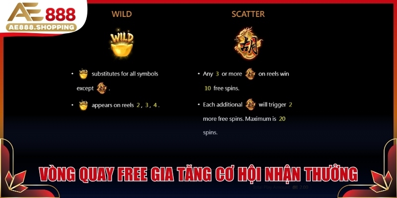 Vòng quay free gia tăng cơ hội nhận thưởng
