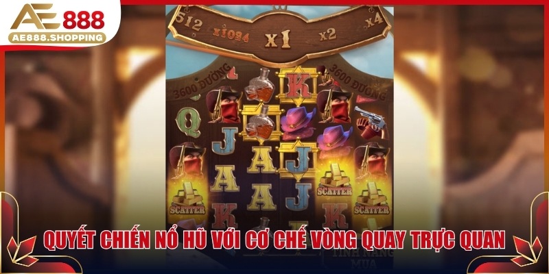 Quyết chiến nổ hũ với cơ chế vòng quay trực quan