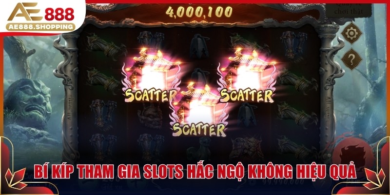 Bí kíp tham gia Slots hắc Ngộ Không hiệu quả