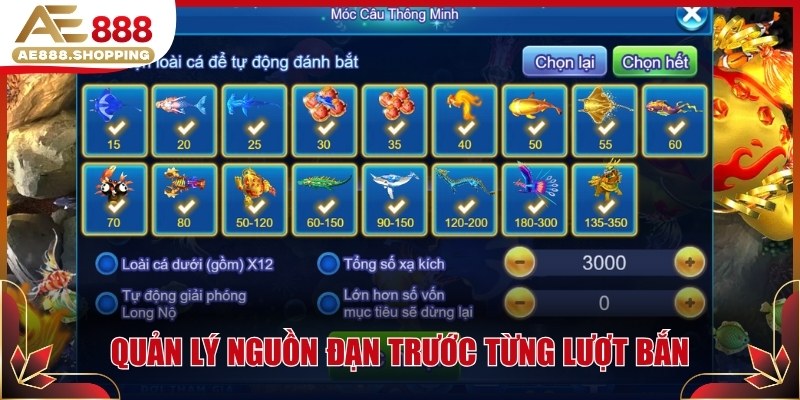 Quản lý nguồn đạn trước từng lượt bắn