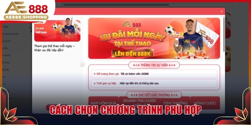 Cách chọn chương trình phù hợp