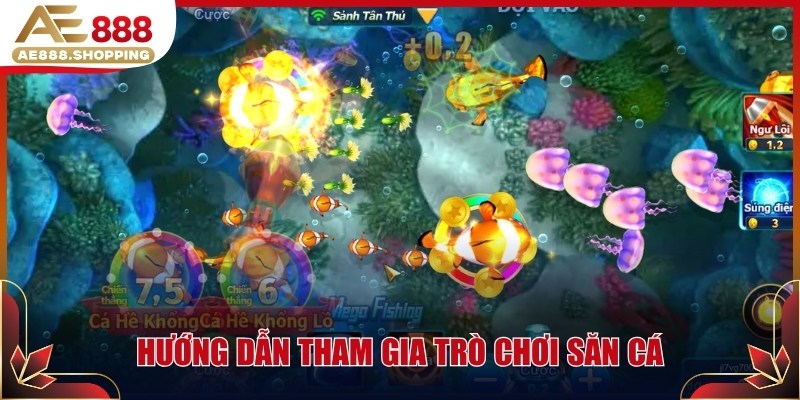 Hướng dẫn tham gia trò chơi săn cá